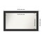 Corvino Black Non-Beveled Custom Framed Bathroom Vanity Wall Mirror